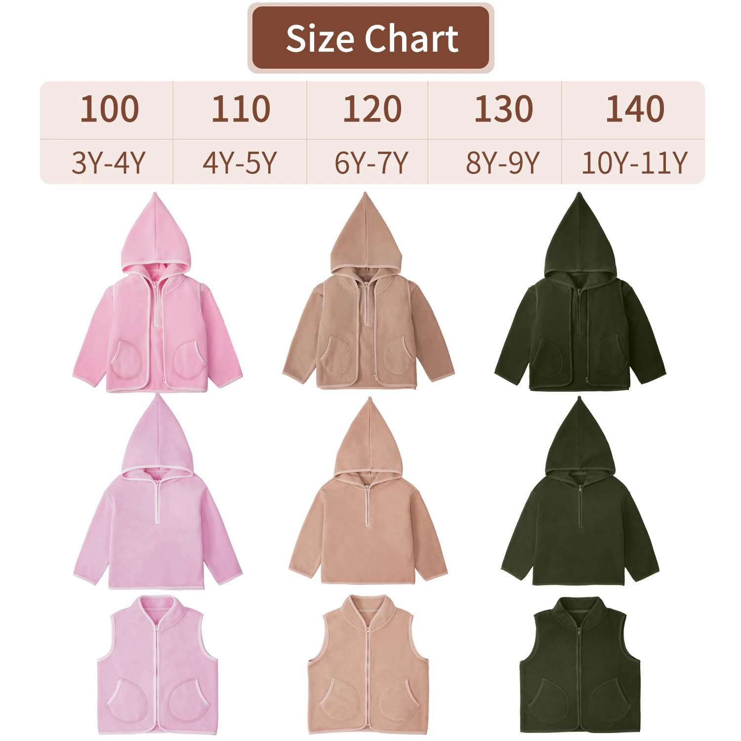 Polar Fleece Sleeveless Pullover Vest Baby Boys Or Grils Sweaters Knitted Vest Kids Toddler Spring Autumn violence Outerwear