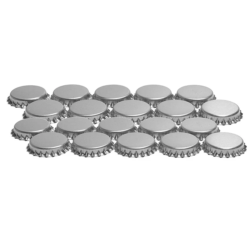 UPORS 100Pcs/Set Beer Cap New Beer Bottle Caps Oxygen Absorbing Seal Crown Caps for DIY Home Brewing Beer Tool Bar Accessories