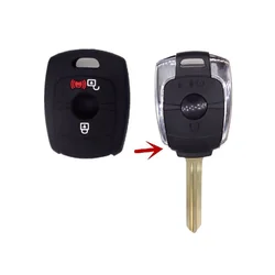 Fit for Ssangyong Korandog Actyon Rexton Korando remote control Silicone keycase 2 Buttons