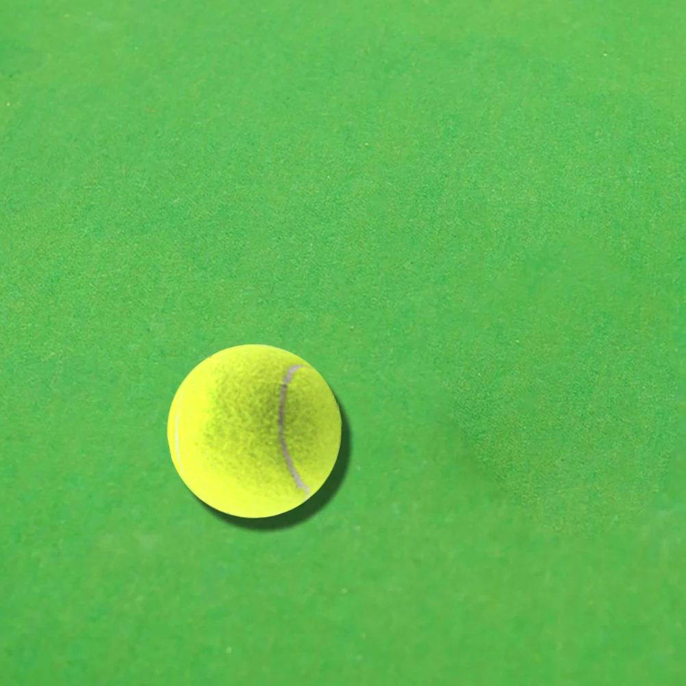 

12pcs Elastic Durable Training Tennis Balls For Sports Practice Outdoor Use Regular Tennis Balls Felt Fabric Design Long Lasting