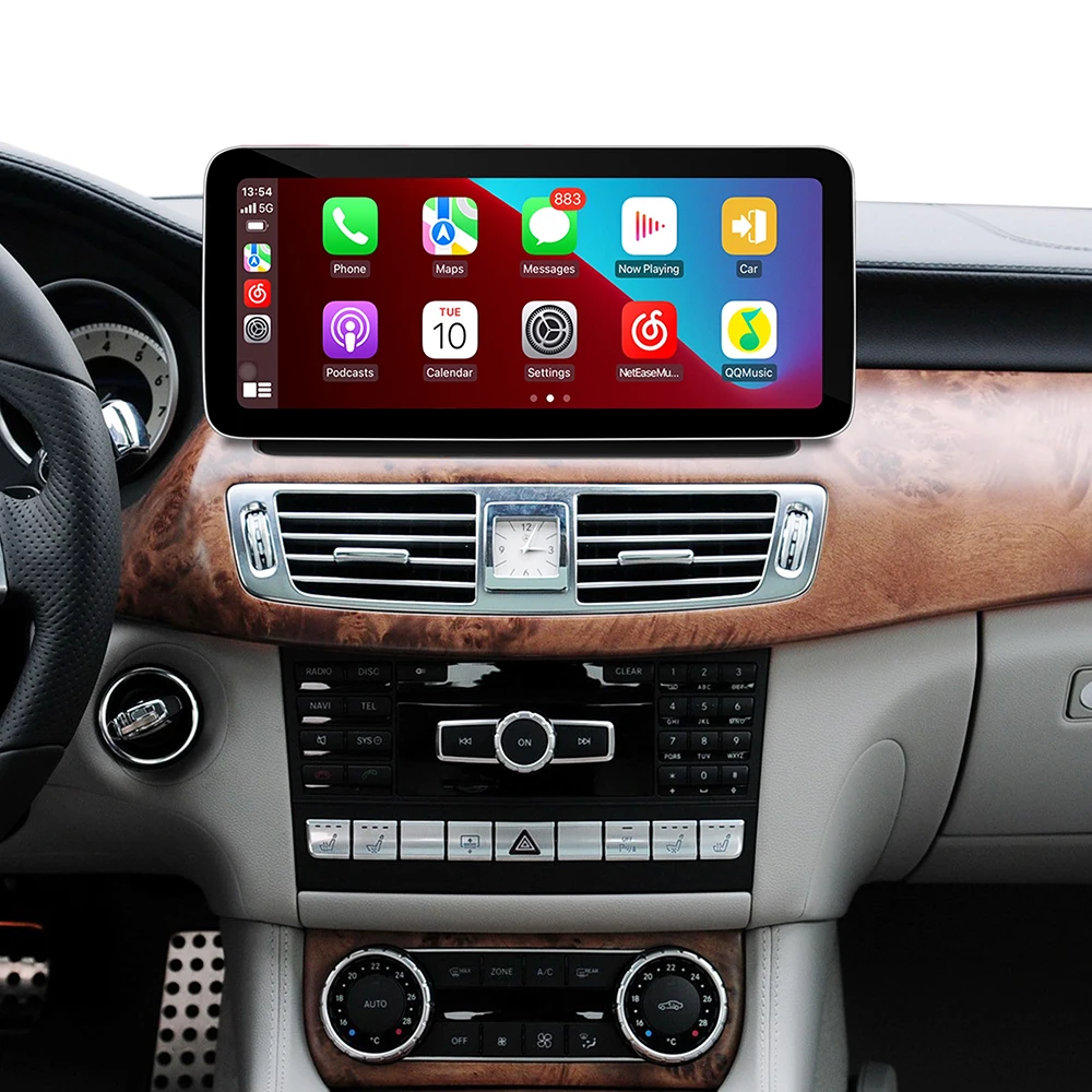 Für Mercedes CLS C218 X218 Upgrade 10,25 Zoll Android Bildschirm Kabelloses Android Auto Apple CarPlay Google Maps Fahrzeug 4G Plug-and-Play – Detail 12