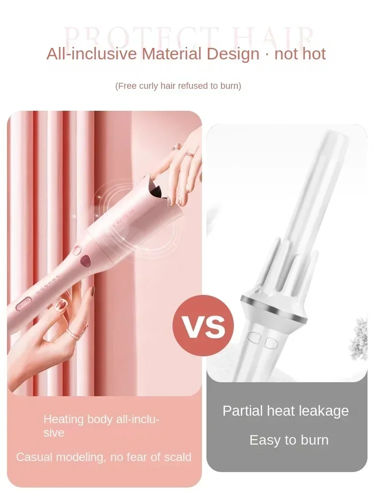 110Vcurling Iron Fully Automatic 28mm Electric Hair Perm For Lazy People With Large Wave Negative Ions That Will Not Damage Hair
