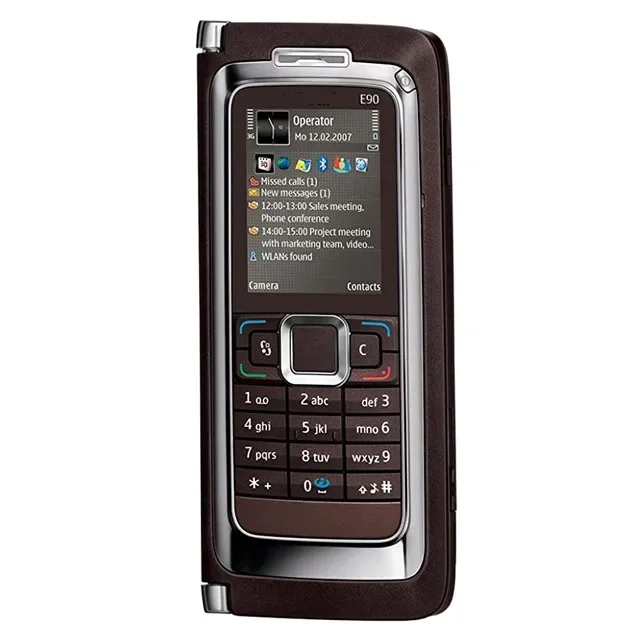 

Free Shipping Original Cheap Unlocked Classic Flip QWERTY Full Keyboard Mobile Cell Phone E90 By Post