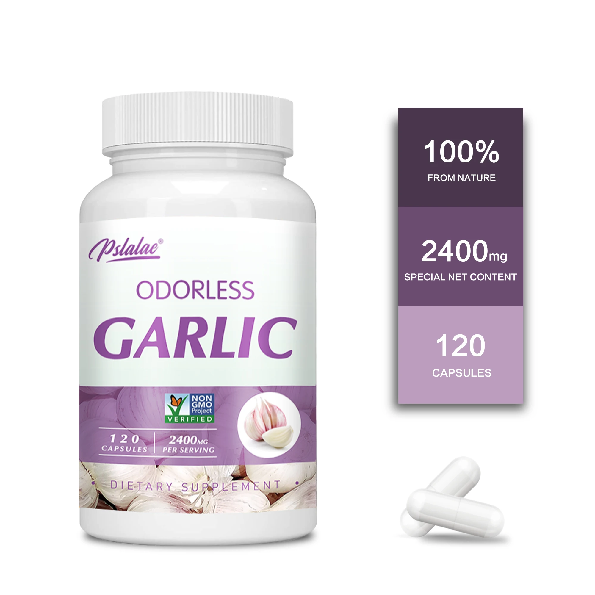 Odorless Garlic - Lowering Cholesterol Immune and Protect Cardiovascular, Cellular Detox