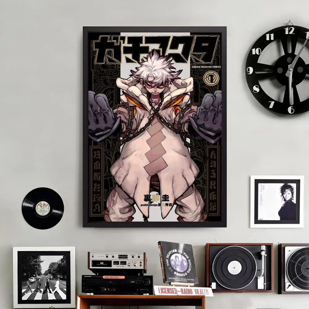 アニメ G-GACHIAKUTA ポスターステッカー HD 絵画自己粘着アート寝室リビングルーム家の装飾現代壁デカールギフト