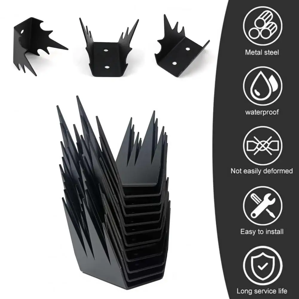 Outdoor Fence Security Security Fence Spikes 4/8pcs Anti-climb Fence Spikes Weather Resistant Security Barrier Grade Nail