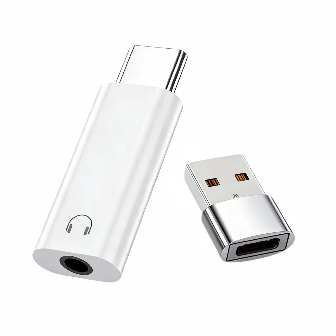 Type-C naar 3,5 mm hoofdtelefoonadapter, 3,5 mm USB-C audioconverter, geschikt voor smartphones en laptops, Amerikaanse 3,5 mm telefoonconnector