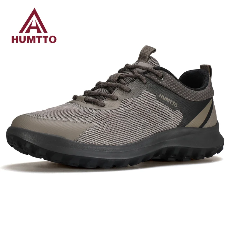 HUMTTO Casual Running Shoes Cushioning Man Trainers Breathable Gym Men Sneakers Light Black Luxury Designer Men's Sports Shoes