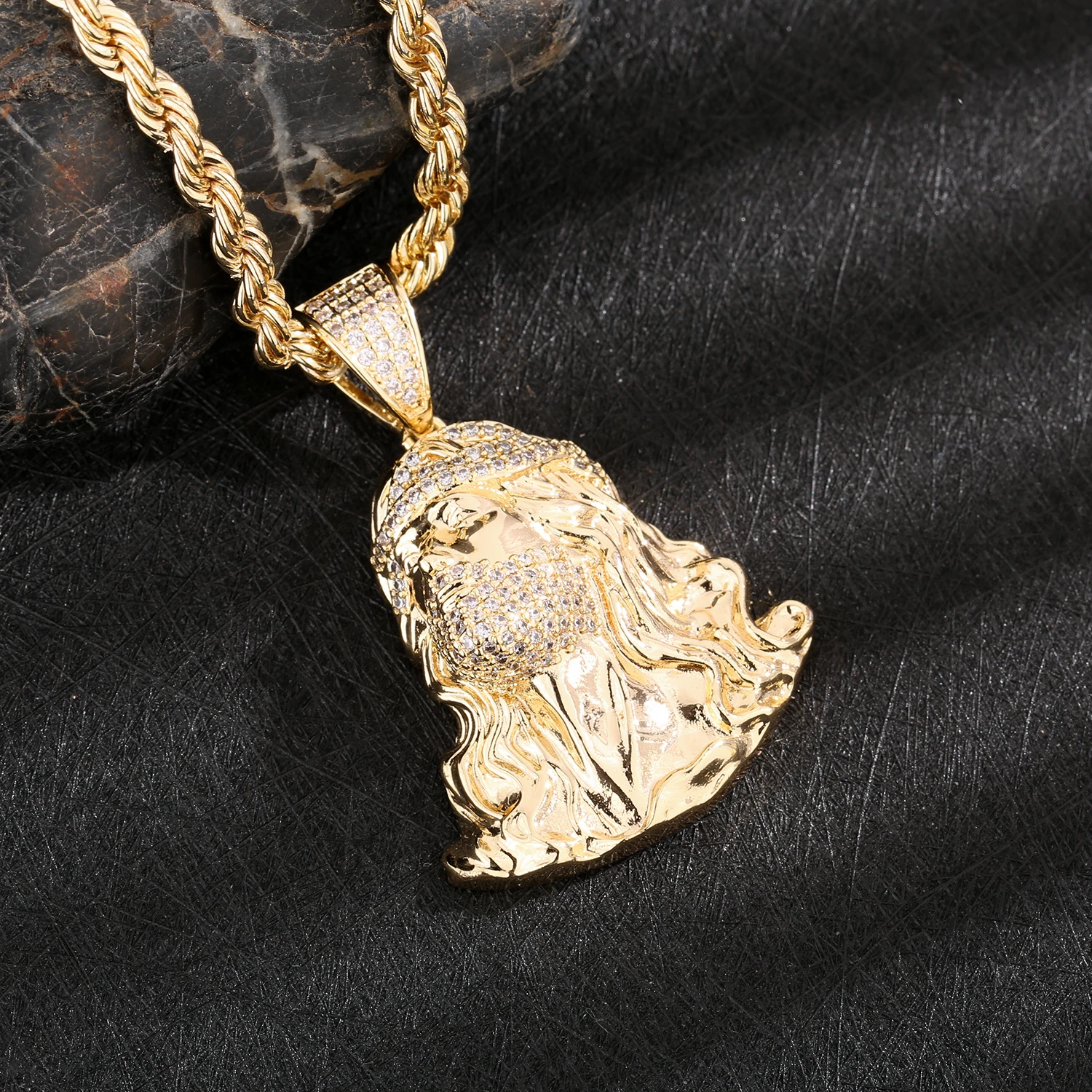 Choker Kpop Hp121 Metal Fashion Hiphop Rock Flower Contact Us Necklace Man Necklace New Product