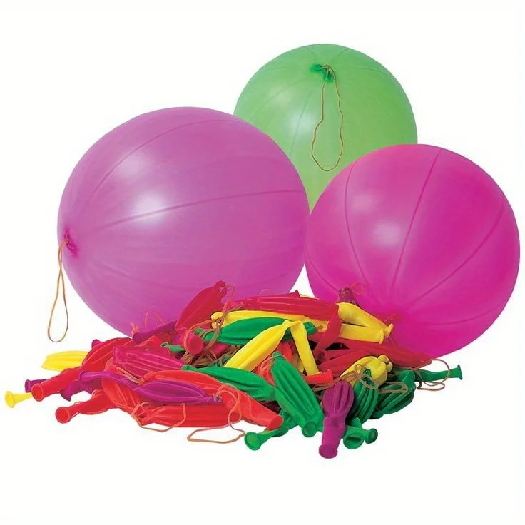 20/50 Stück, bunte Stanzballons, robuste Stanzballons mit Gummibändern, Geburtstagsdekorationen, Partytütenfüller – Detail 5