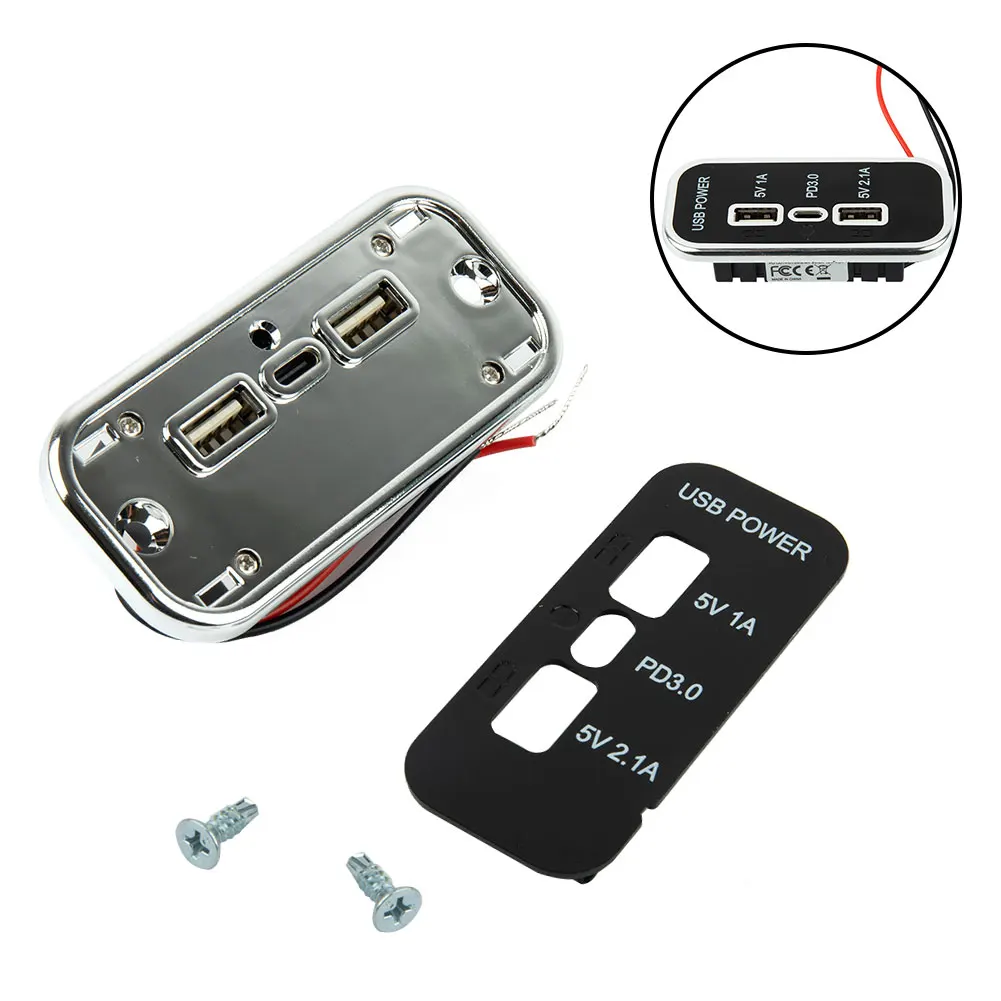 

Tablet For Mobile Phone Power Adapter Car Charger Socket 12-24V 18W Blue LED Indicator Car Accessories Dual USB