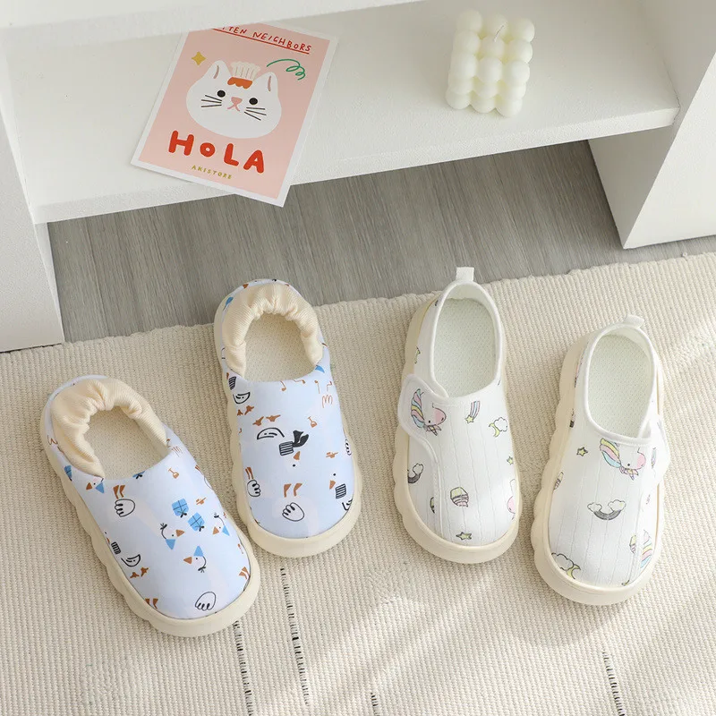 Lovely Soft Bedroom Indoor Goose Flats Slipper Summer Slippers For Women Cute Girl Autumn Pregnant Women's Unicorn Shoes