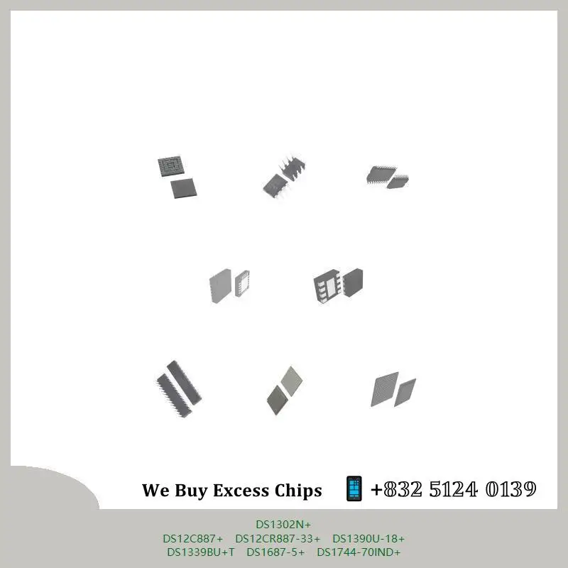 chip chip Integrated circuit chip MCU chip DS1302N+ DS12C887+ DS12CR887-33+ DS1390U-18+ DS1339BU+T DS1687-5+ DS1744-70IND+