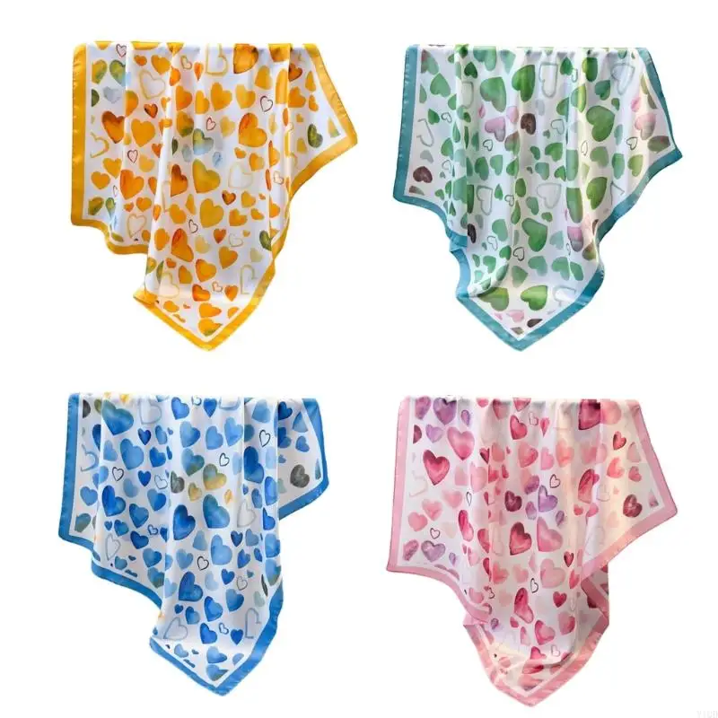 

Большой шарф шелк квадрат для мужчин, женщины многофункциональный шарф -шарф унисекс хиджаб открытые шарфы шеи ежедневная одежда