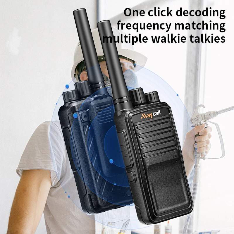Maycall MC-528 Intercom Transceiver Radio 5 Watts FRS Talkie Walkie with Noise Canceling Analog Two-Way Radios