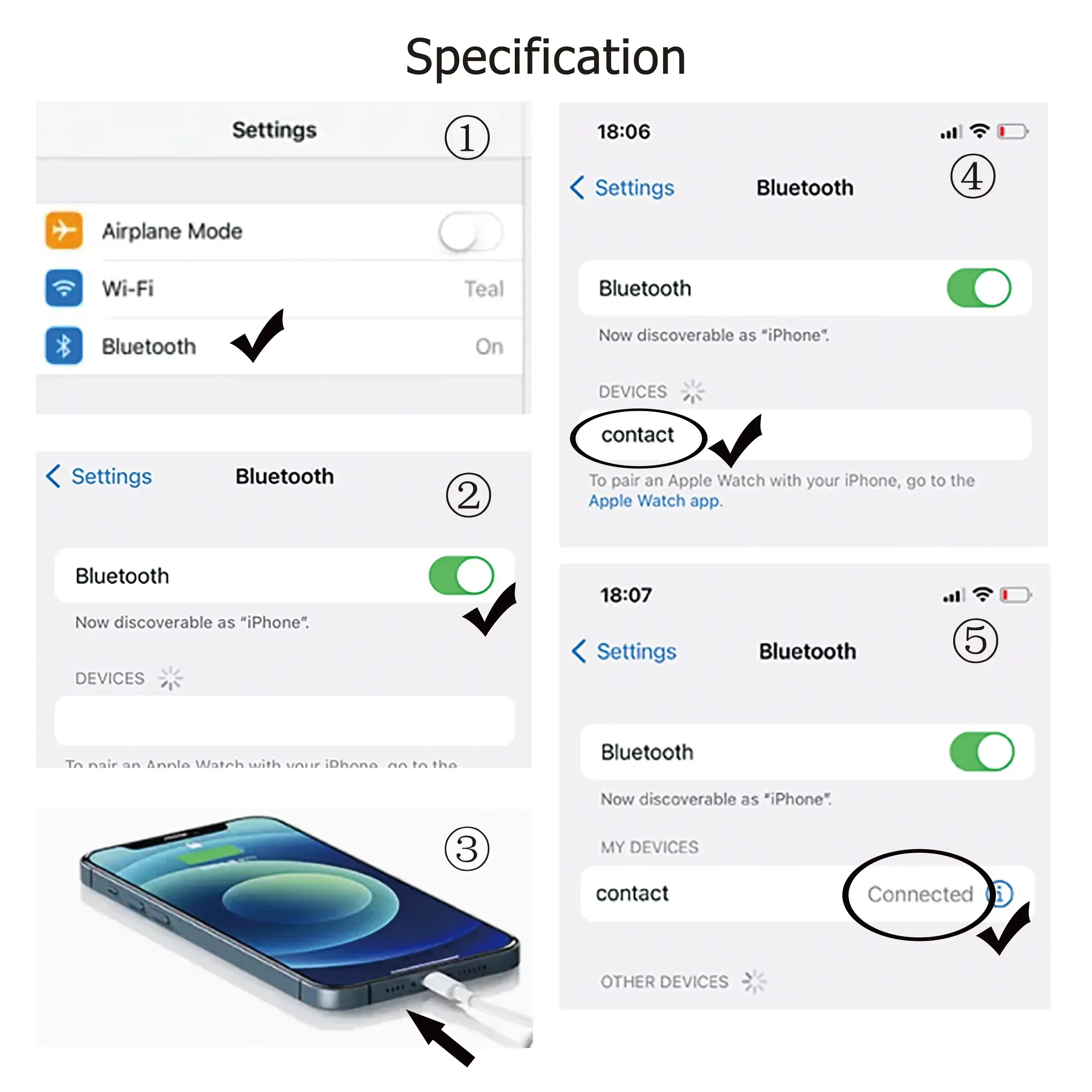 سماعات أذن سلكية فاخرة لهاتف أبل آيفون 14 13 12 11 Pro Max Mini X XS XR X 7 8 Plus SE ملحقات سماعات الرأس بلوتوث