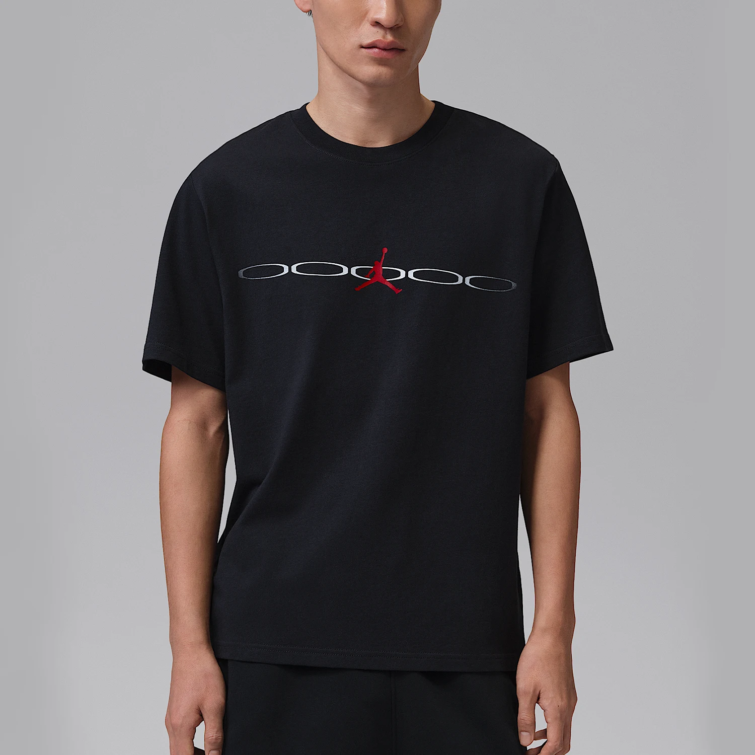 Оригинальная мужская футболка Nike Jordan из трикотажа, простая, сухая и удобная, с коротким рукавом, модель IR0869-010.