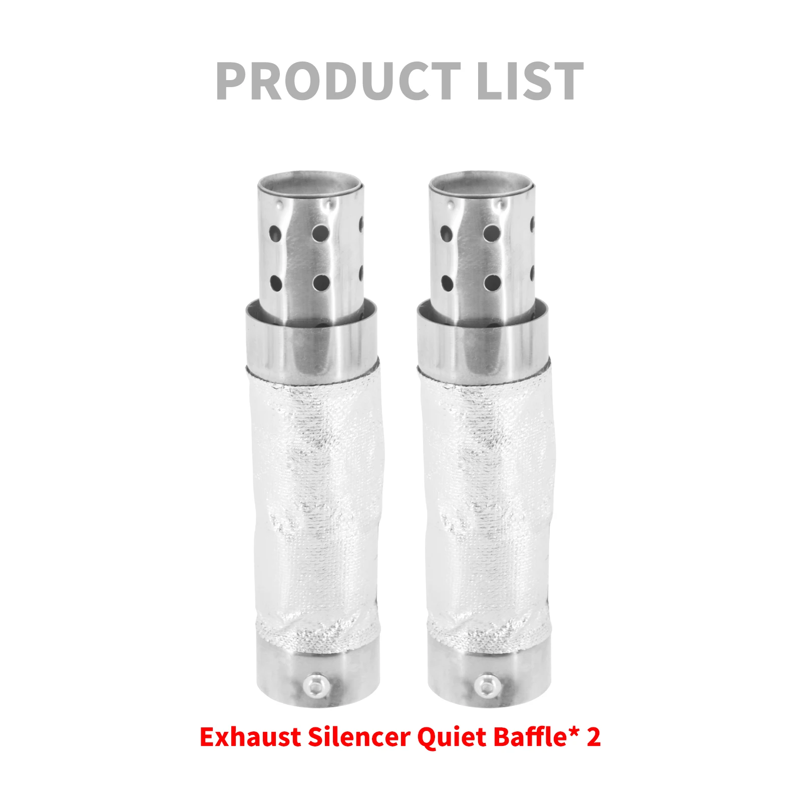 Motorcycle Silencer Quiet Baffle Shortshots Staggered Exhaust System For Harley Touring Street Glide Sportster XL Softail Dyna