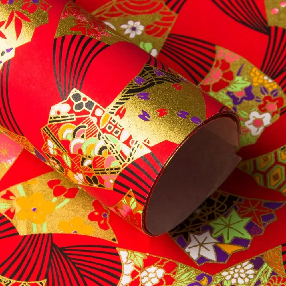 DIY Art Material Japanese Style Gift Wrap Paper Paper-cut 42*58cm Origami Paper Sakura Pattern Craft Paper Gift Wrapping