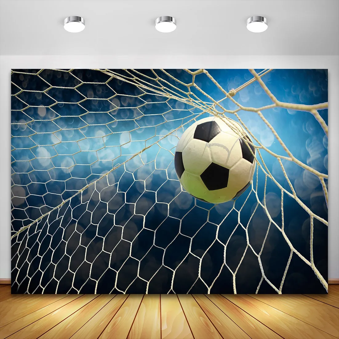 خلفية كرة القدم استوديو الصور ملعب كرة القدم خلفية التصوير الفوتوغرافي للأطفال الصغار الصبي حفلة عيد ميلاد فوتوزون