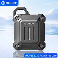 ORICO Travel 2230 M2 NVMe SSD Enclosure 10Gbps M.2 External Case Type C USB 3.2 Gen 2 Hard Disk House Storage Box PC Accessories
