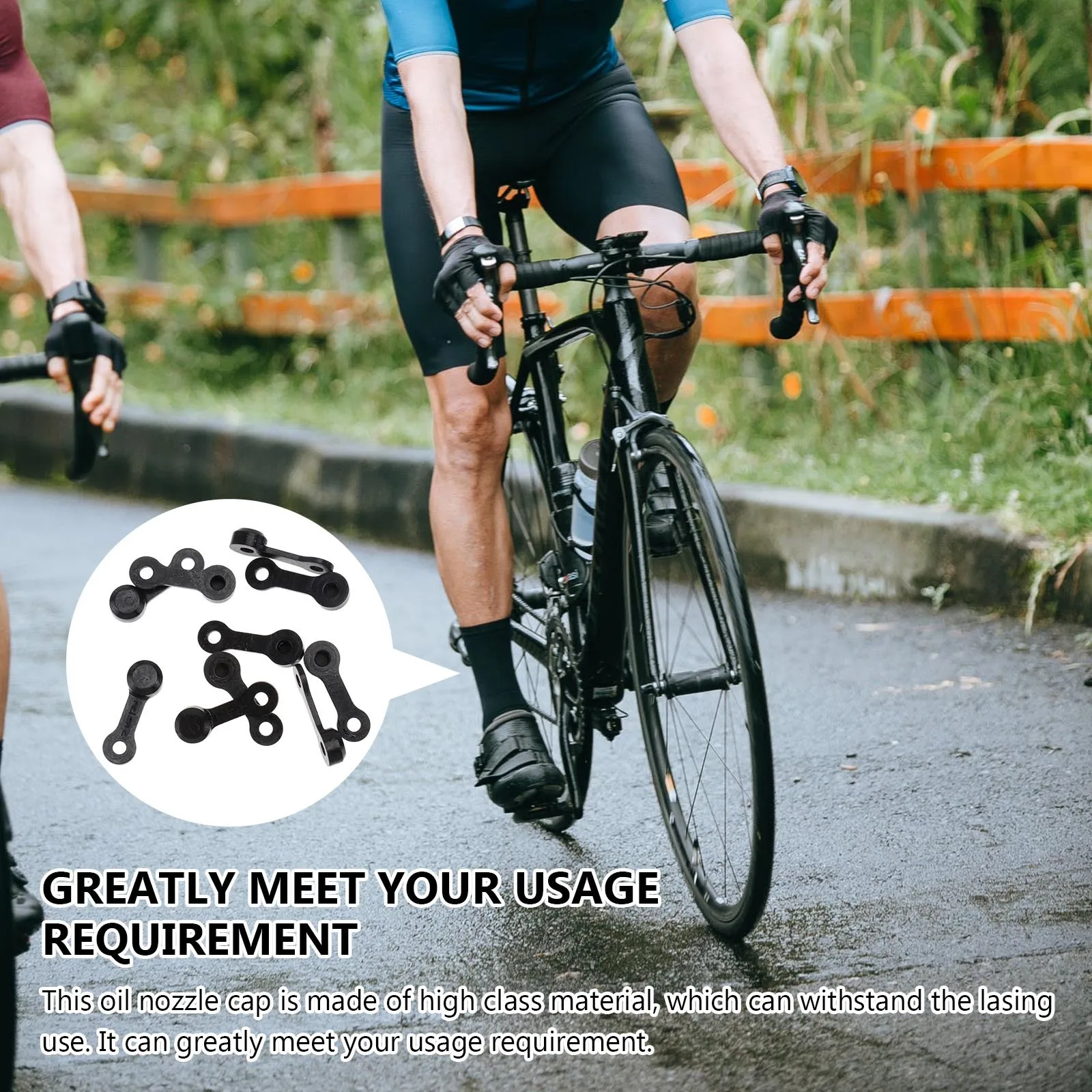 

30Pcs Oil Nozzle Caps Durable Dustproof Premium Replacement Bike Oil Tank Parts Long Life High Hardness Lubricating Nozzle Parts