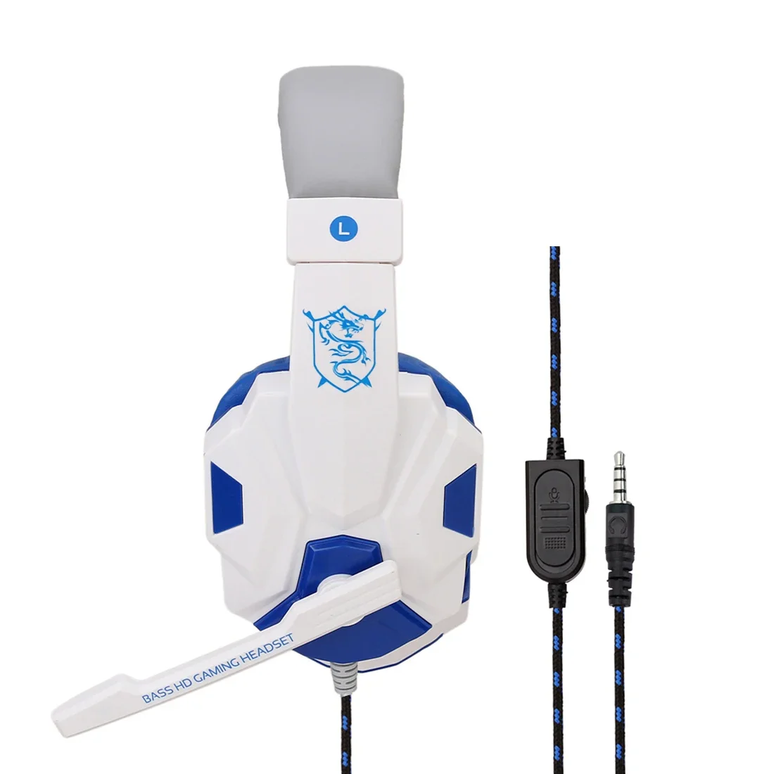 10 ชิ้น/ล็อต 3.5 มม.หูฟังสเตอริโอชุดหูฟังพร้อมไมโครโฟนสําหรับ PS4 Xbox iPad PC โทรศัพท์สมาร์ท