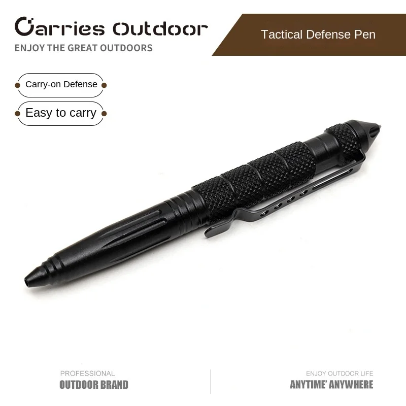 15 by 1.5cm Multipurpose Tactical Pen for Self-Defense and Emergency Car Window Breaker& Escape Tool