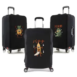 Travel Essentials Luggage Cover Holiday Traveler Essentials Accessories Dust Trolley Protective Suitcase Case Cute Monster Print