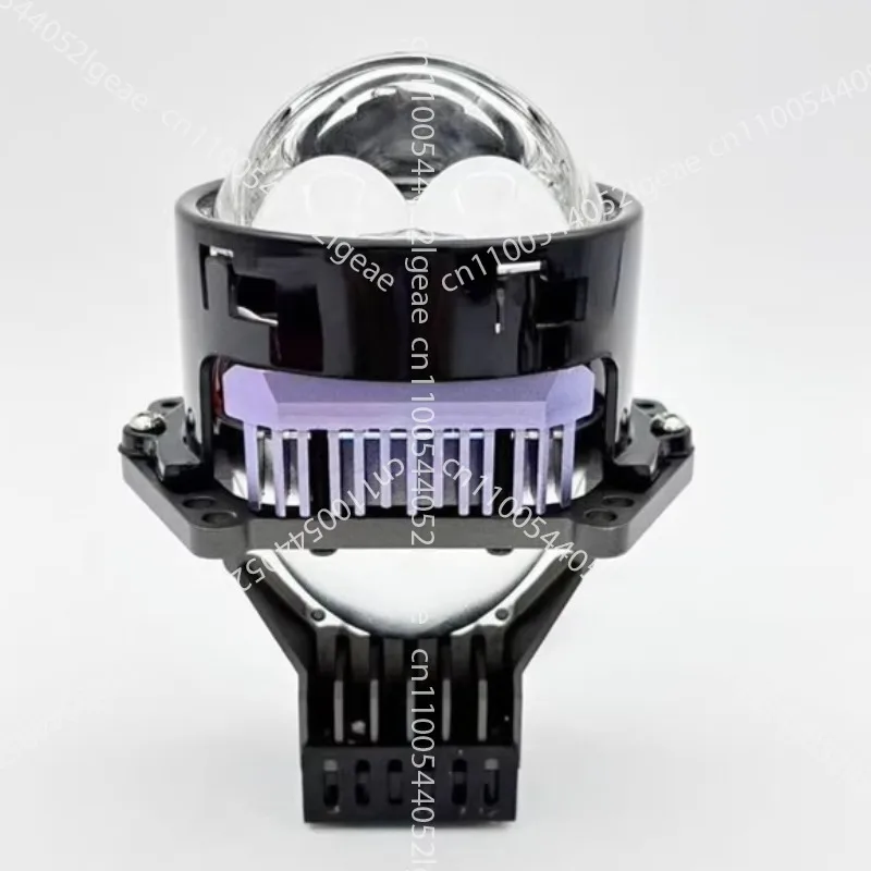 

High-power automotive LED double direct laser headlights, lens far and near light integrated electric vehicle motorcycle lamp