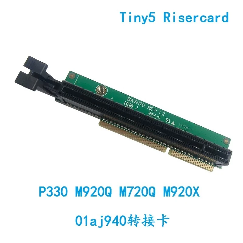 PCIe Riser Adapter Card 01AJ940 for Lenovo M720Q M90Q M910X M920X P330 P350 Tiny Graphics Network Card