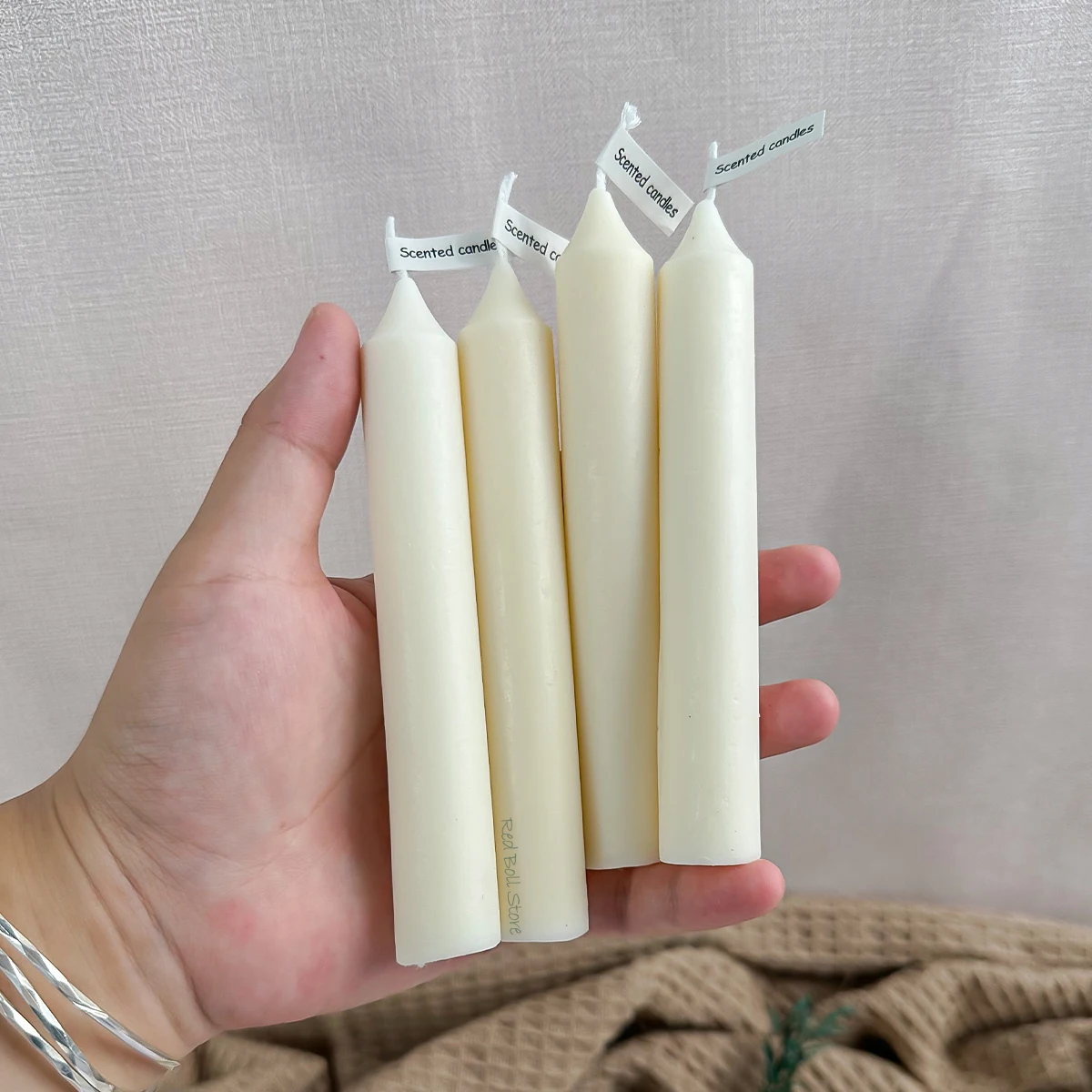 6 Cavities Long Rod Cylinder Silicone Candle Mold New DIY Scented Candle Making Supplies Baking Mould Gifts Craft Home Decor