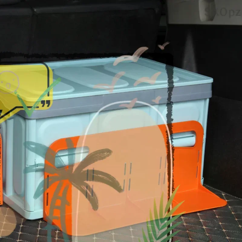 Multifunctional Car Back 1PC Auto: Trunk Organizer Rack Luggage Box Stand Shake-proof Fence Storage Holder Tools