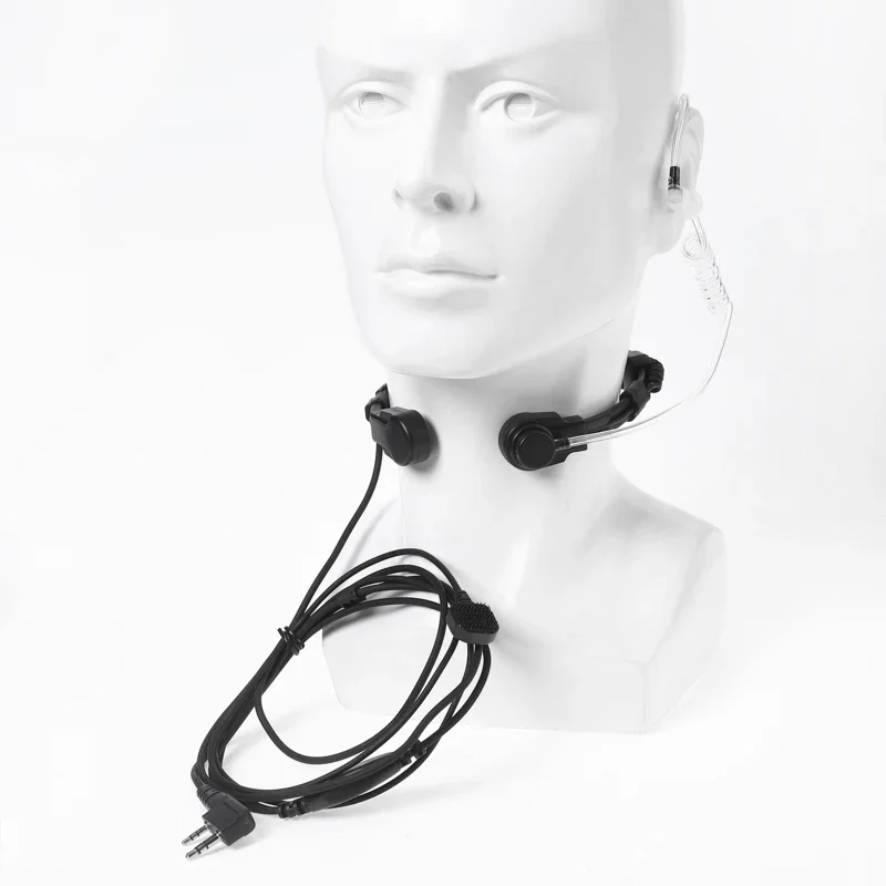 Micrófono de garganta UV-K5 walkie-talkie, auriculares PTT Para Kenwood, Radios, Baofeng, DM-1701, UV-5R, UV-13Pro, Quansheng, UV-K6