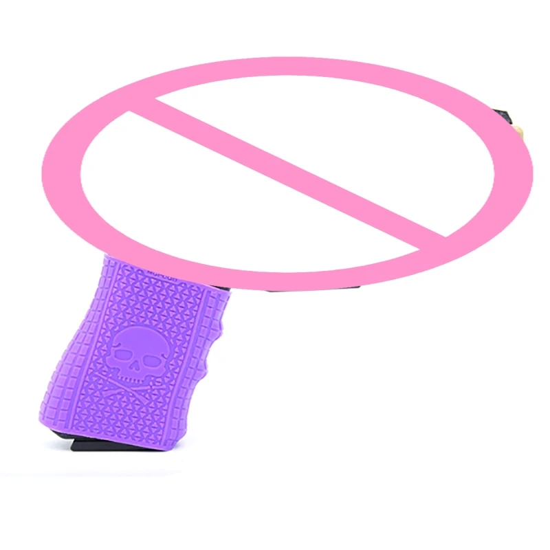 Pistoolholsters Antisliphoes Universele tactisch rubberen hoes Handgreep Handschoenhuls Rubberen handgreep voor pistool