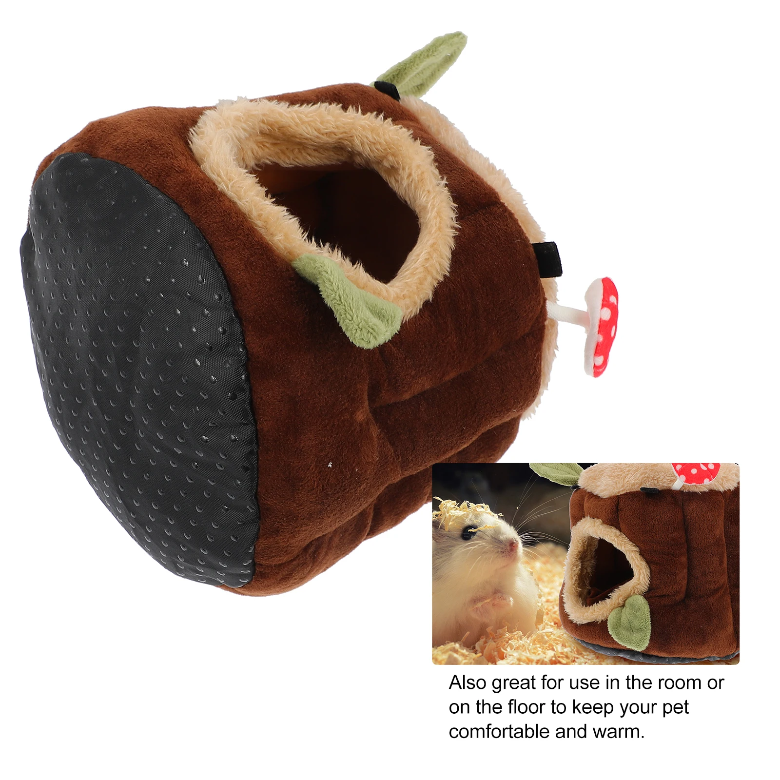 

Hamster Warm Nest Pet Cage Bed Chinchilla Sleeping House Cloth Hideout Small Animal Cozy Comfortable Buckles Chains Suspend Cage