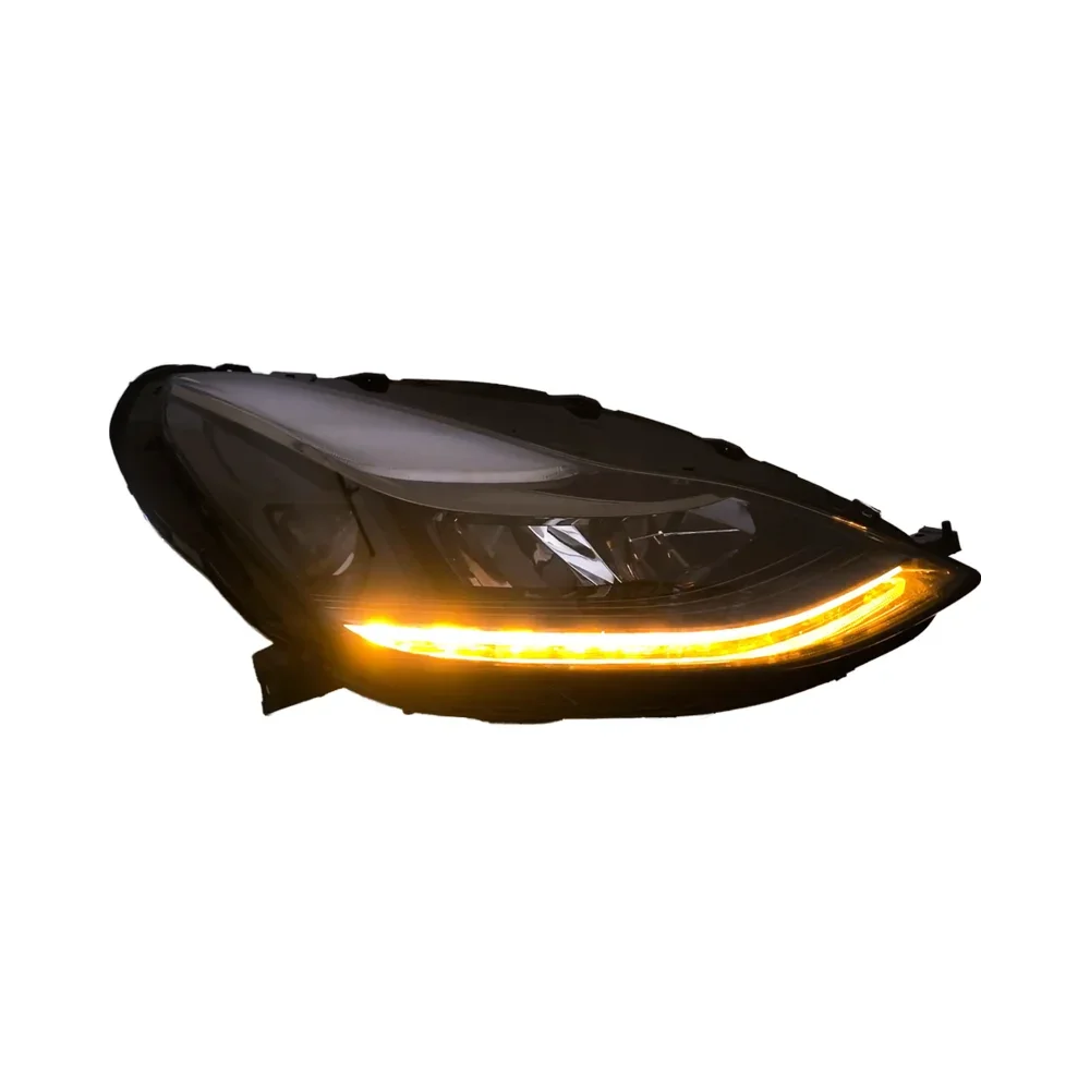 

VLAND Высококачественная новая светодиодная автомобильная фара для Tesla Model 3 2017-Up, 12 В, белый свет на 6000K, синий DRL