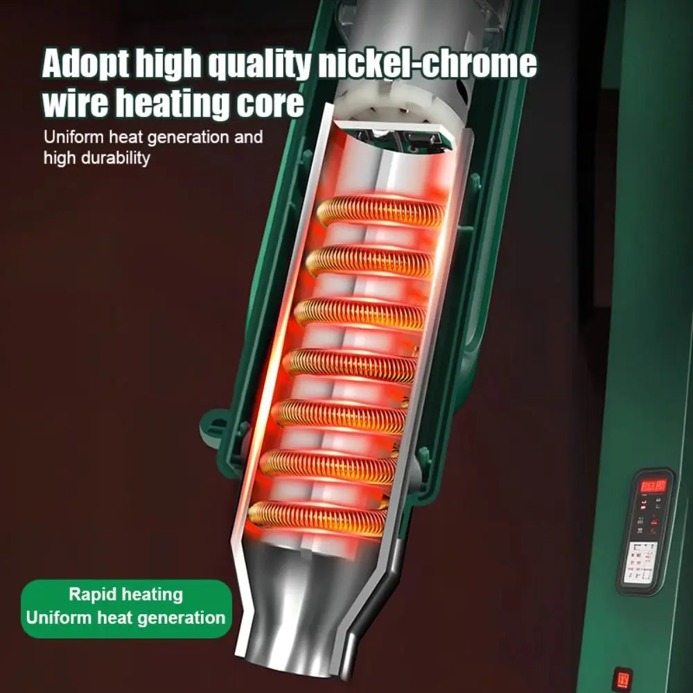 휴대용 350W 열풍기 빠른 가열 두 가지 조절 가능한 레벨 미니 블로워 경량 휴대폰 수리 용접기