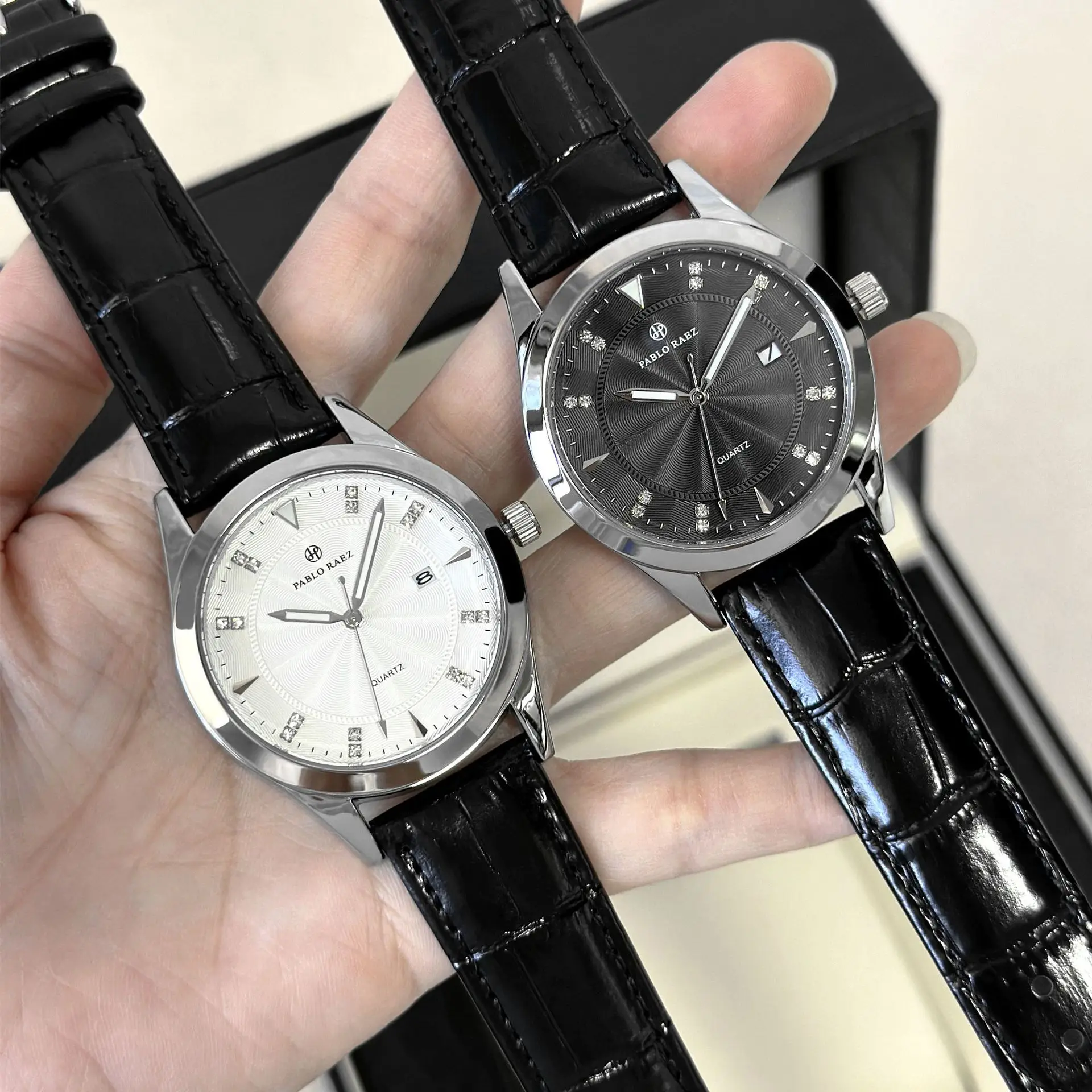 UTHAI CQ332 Модные и минималистичные мужские часы, деловые водонепроницаемые кварцевые часы, легкие роскошные часы в подарок