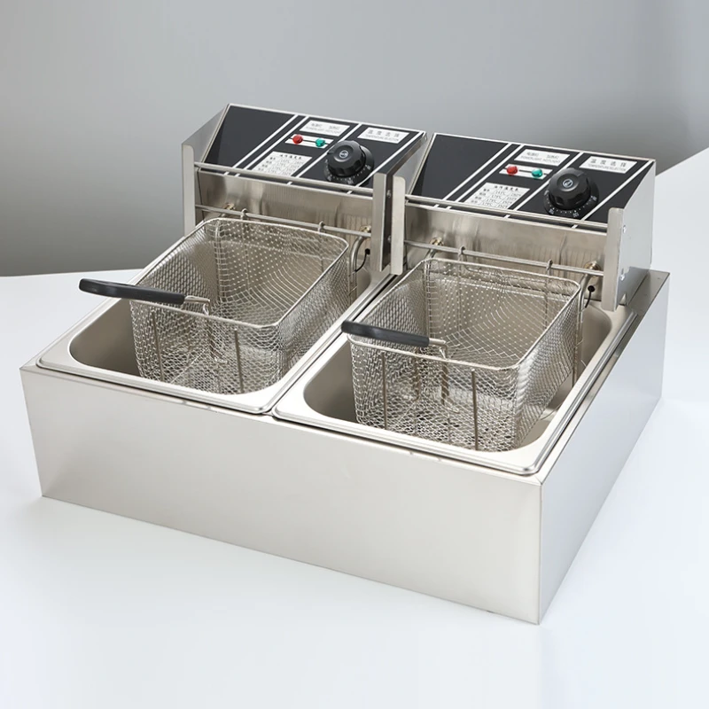 

6L/12L Customized Factory Stainless Steel Industrial Electric Restaurant Equipment Fryer Commercial