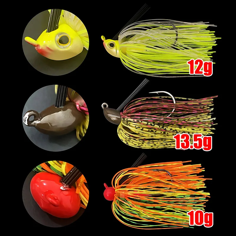 بازوكا الصيد إغراء سبينيربايت السباحة سلك الرقص المغازل مجموعة الأخطبوط الحبار سيليكون الطعم هوك حاد معدني سمك السلمون المرقط بايك باس الشتاء #2