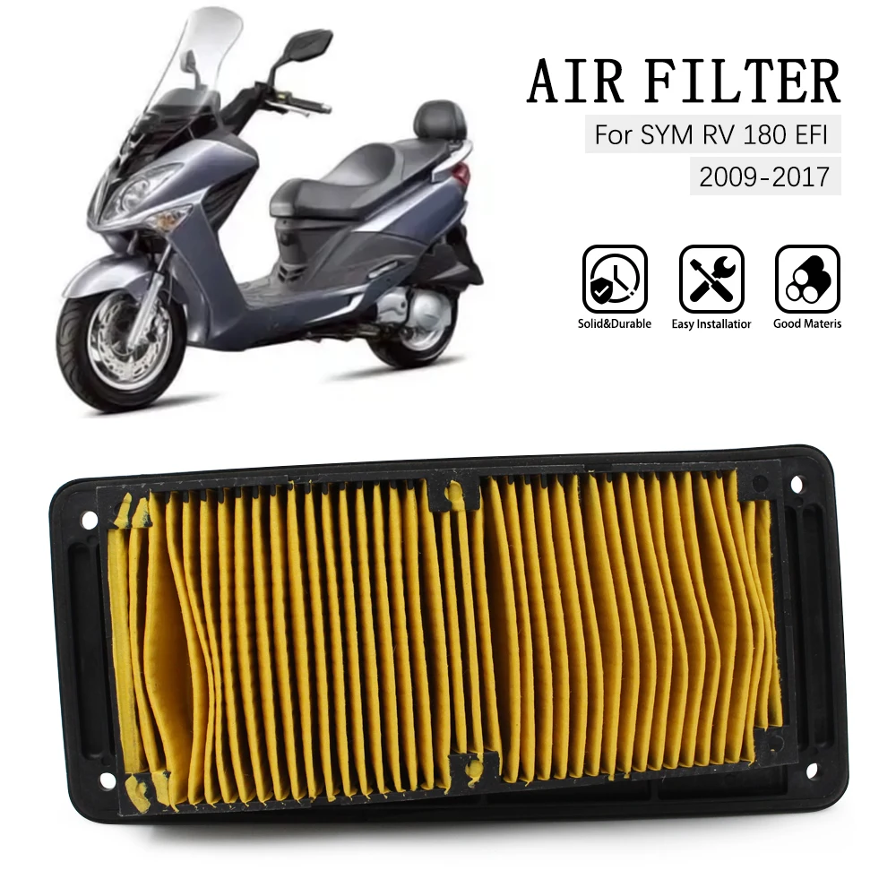 

Motorcycle Engine Intake Air Filter Cleaner For SYM Scooter 17211-HLK-000 125 200 Joyride EVO Euro2 Euro3 2003-2015 2014 2013