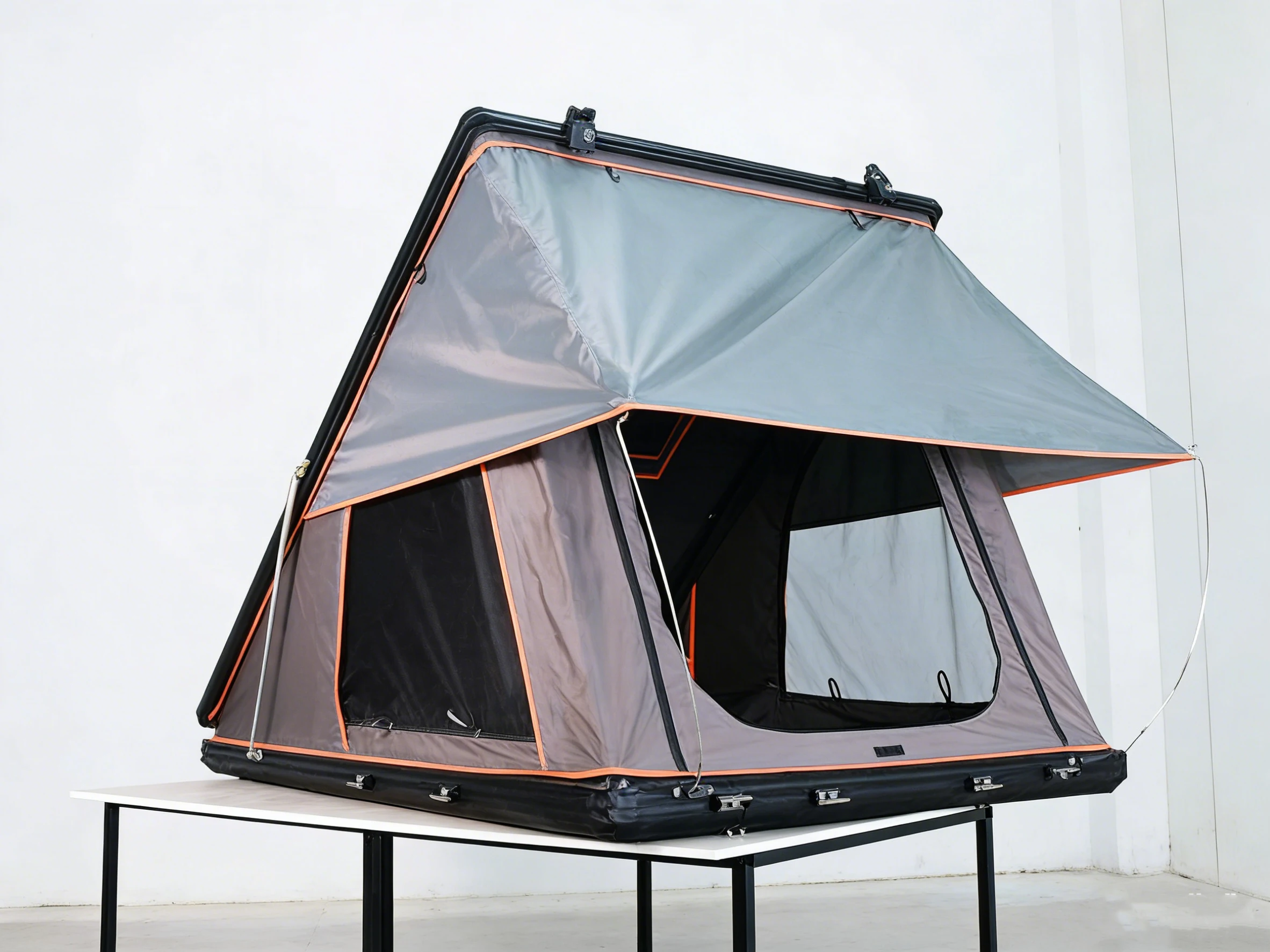 hard shell roof tent CRT-001 | 2-3 people waterproof aluminum roof tent, suitable for SUV camping