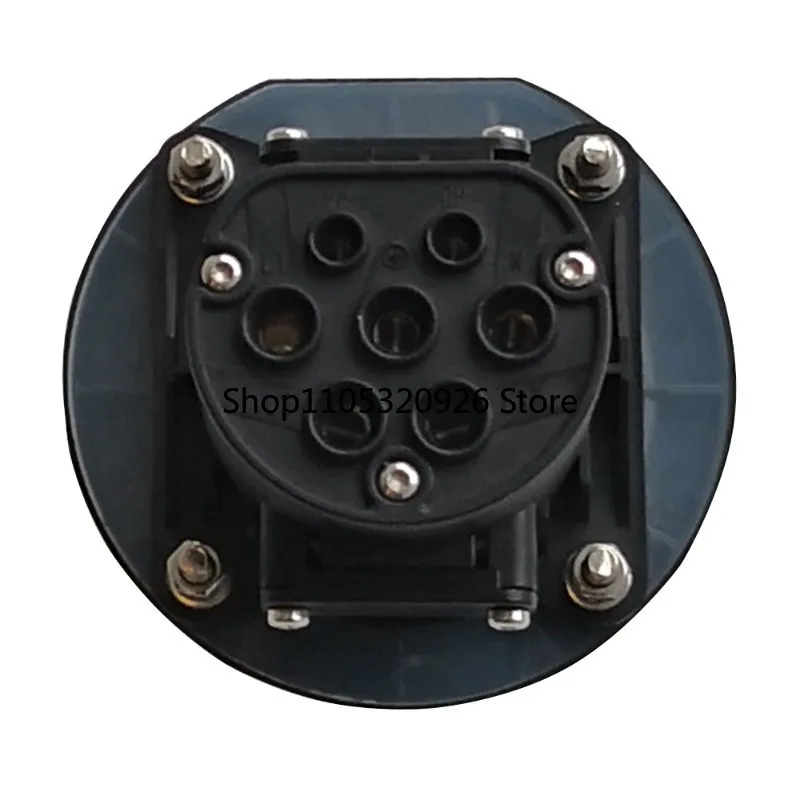 Type 2 EV Charging Socket 32A, 7 Pin Female Inlet for AC Charging Station, Connector