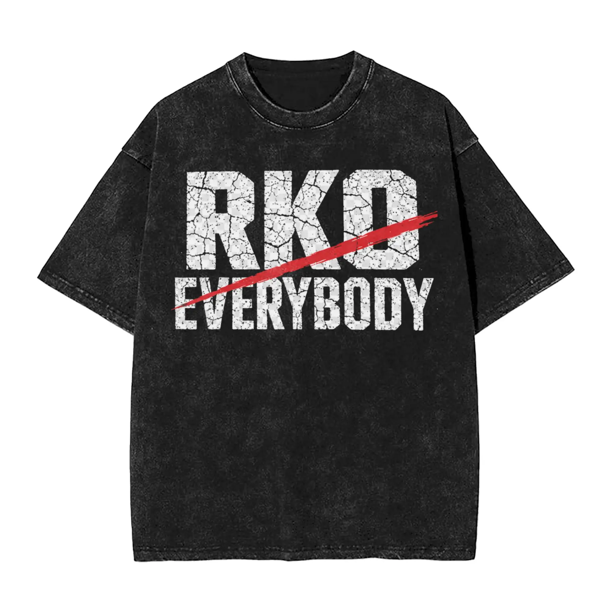 Summer Men's T-Shirts RKO Everybody Blood Novelty 100% Cotton Tees Short Sleeve T Shirts Crew Neck Tops