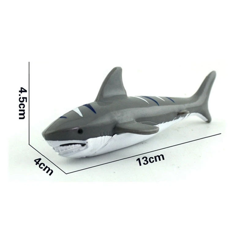 8 PCS Children's Swimming Toy Shark Shape Dive Toy Water Game Toy Game Diving Toy Pool Glide Shark Throw Torpedo Toy