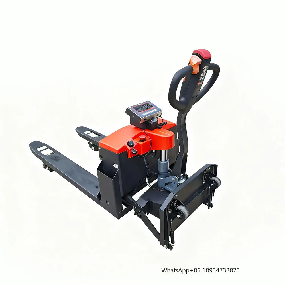 

Оптовая цена завода Электронный вилочный погрузчик Свинцово-кислотные батареи Поддольный грузовик с электронными весами