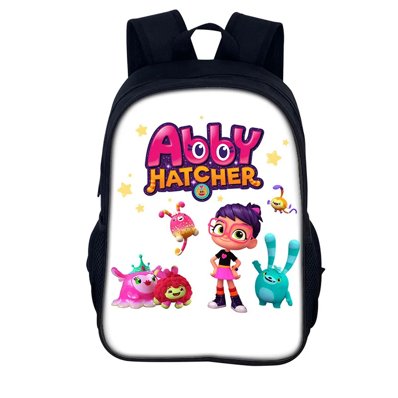 Abby Hatcher Bookbag กระเป๋าเป้สะพายหลังโรงเรียน 3D พิมพ์ Oxford กันน้ําชาย/หญิงกระเป๋าเป้สะพายหลังนักเรียน
