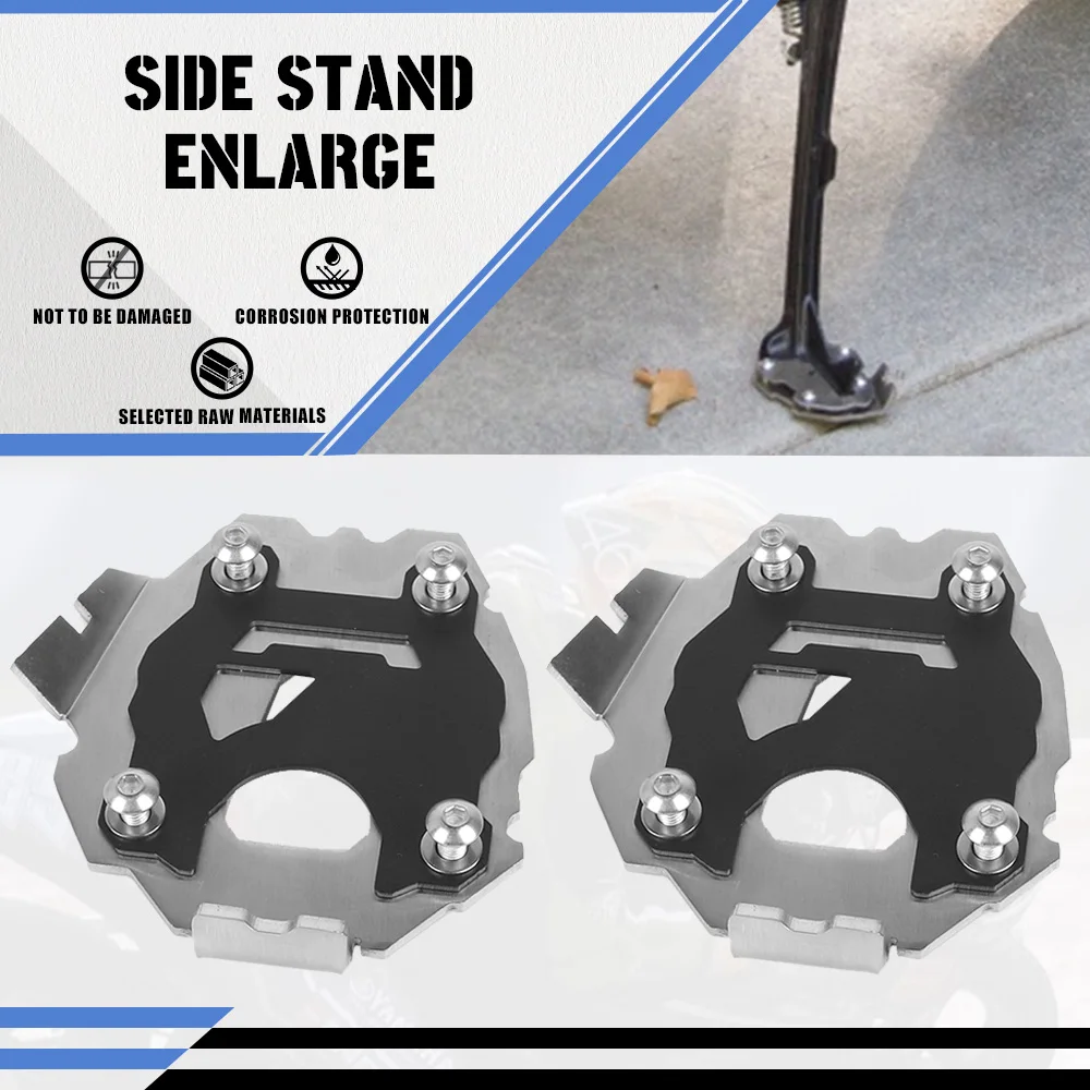 

2023 For Honda CRF1100L AfricaTwin ADV Adventure Sport ES DCT 2019-2022 Motorcycle Kickstand Side Stand Enlarger Support Plate
