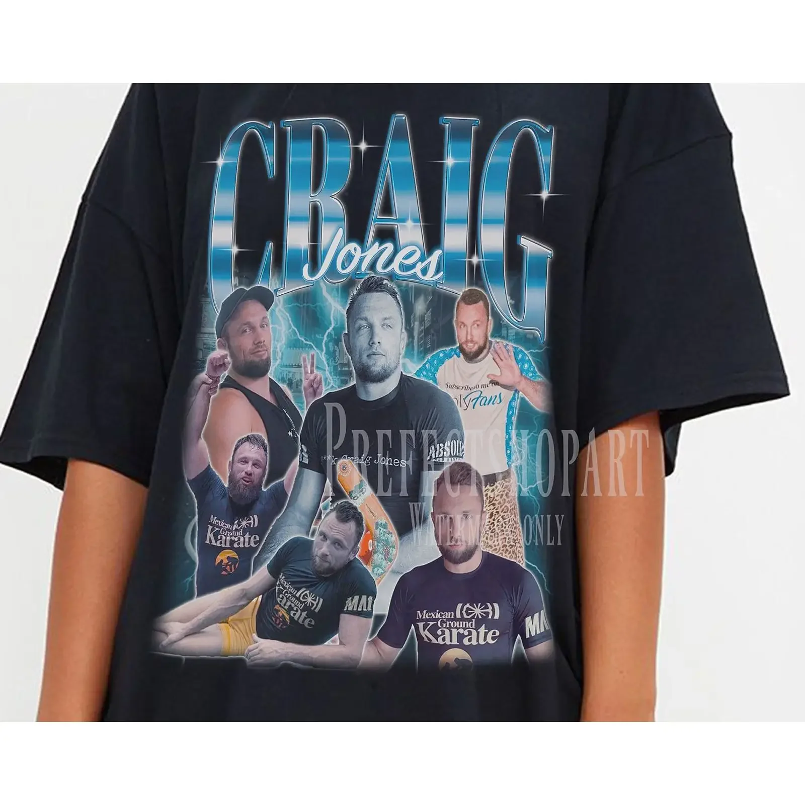 Craig Jones Retro T Shirt 90s Vintage Homage BJJ Brazilian Jiu Jitsu Martial Arts Combat Sports vintage Washed fashion graphic